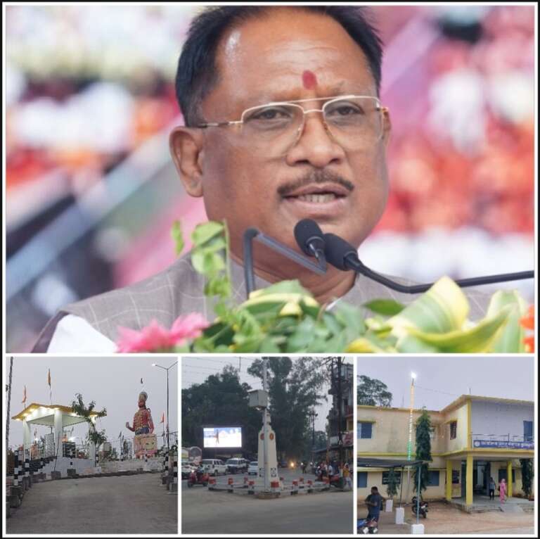 *मुख्यमंत्री श्री विष्णुदेव साय की पहल से नगर पंचायत क्षेत्र कुनकुरी की संवरेगी तस्वीर*