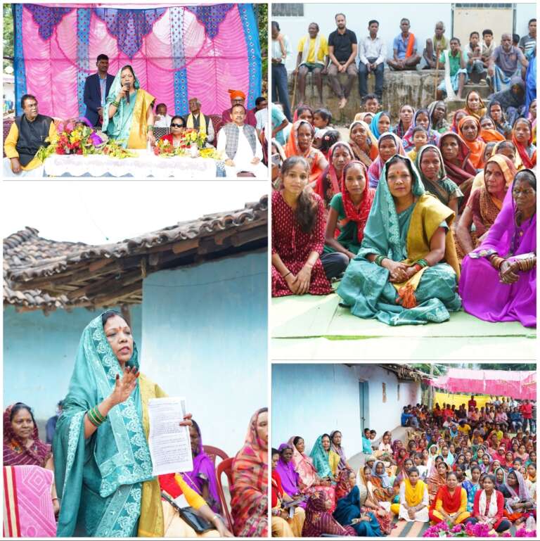 *मुख्यमंत्री की धर्मपत्नी श्रीमती कौशल्या साय ने झारखंड विधानसभा चुनाव में संभाला मोर्चा, आधा दर्जन से अधिक स्थानों पर की चुनावी सभा*