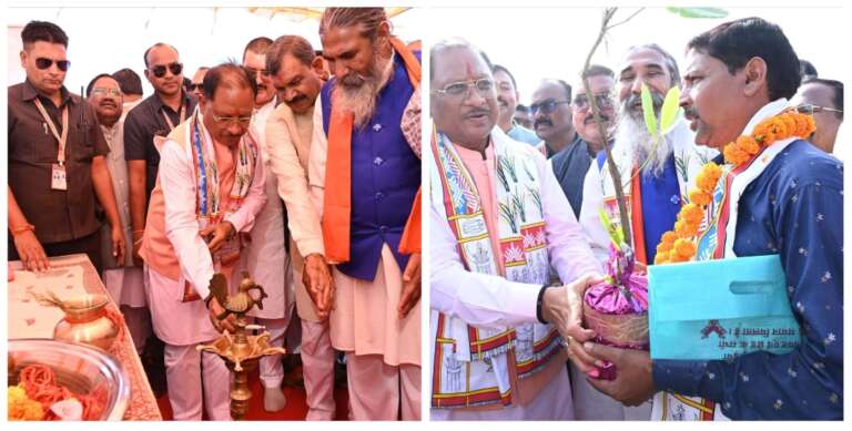 *मुख्यमंत्री की मौजूदगी में किसानों ने भांठागांव (बी) खरीदी केन्द्र में बेचा अपना धान, सहकारी बैंक मोहंदीपाट की नवनिर्मित भवन का किया लोकार्पण*