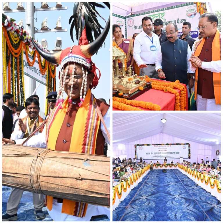 *मुख्यमंत्री श्री विष्णु देव साय का गौरसिंग मुकुट पहनाकर किया गया स्वागत सम्मान पढ़िए पूरी ख़बर*