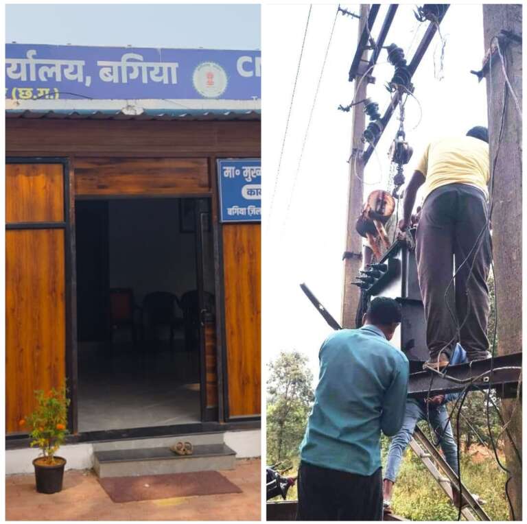 *मुख्यमंत्री कैंप कार्यालय के पहल मा ग्राम पंचायत डुमरिया मा लगाए गए नवा ट्रांसफार्मर, ग्रामवासी मन मुख्यमंत्री ला करे हे आभार…..*