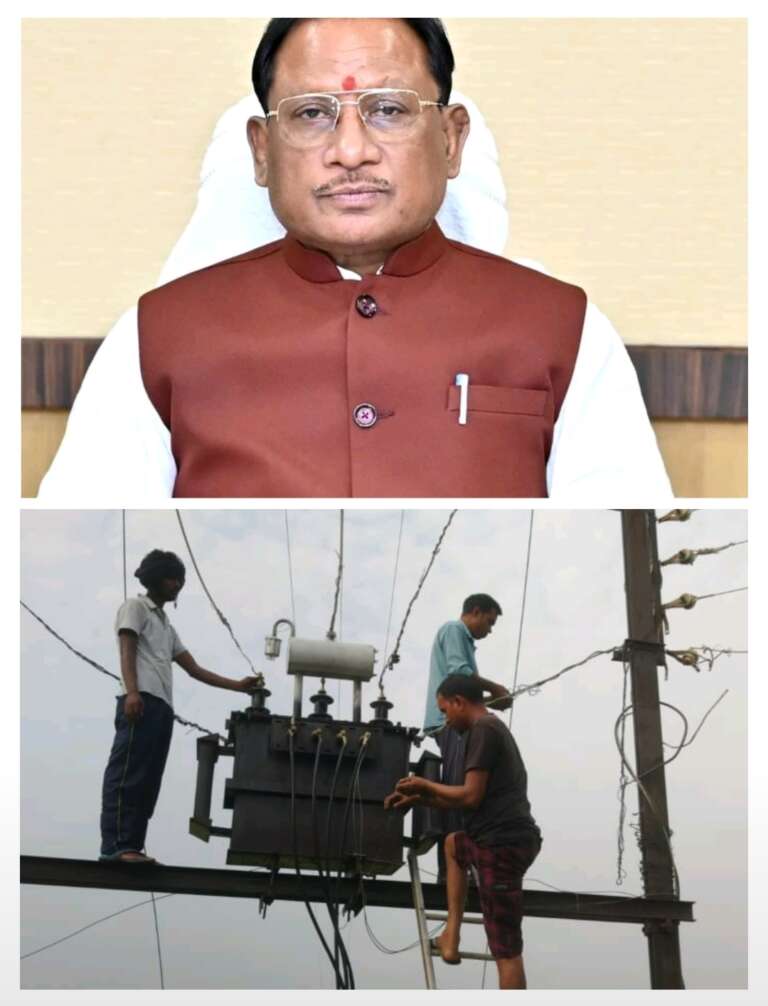 *सीएम कैंप कार्यालय की त्वरित पहल, अंधेरे में डूबा गांव हुआ रोशन – ग्रामीणों ने मुख्यमंत्री श्री विष्णुदेव साय का जताया आभार….*